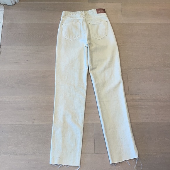 Zara Jeans Zara Cream Color Jeans Poshmark